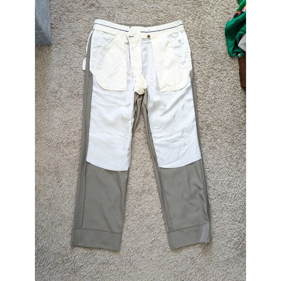 Brooks Brothers Trousers Mens Sz 35/32 Tan Wool Flat Front Madison Career Work - Picture 16 of 16